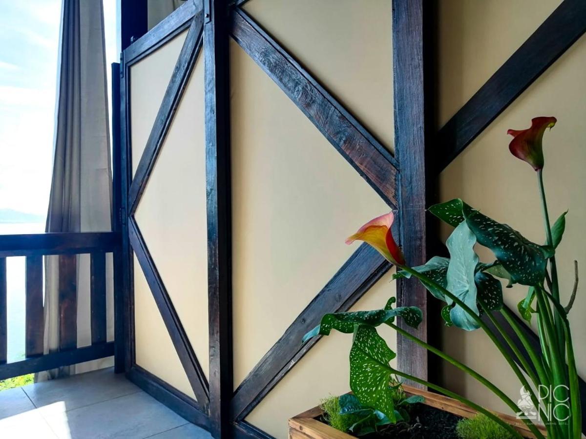 El Picnic Atitlan Hotell Tzununá Exteriör bild