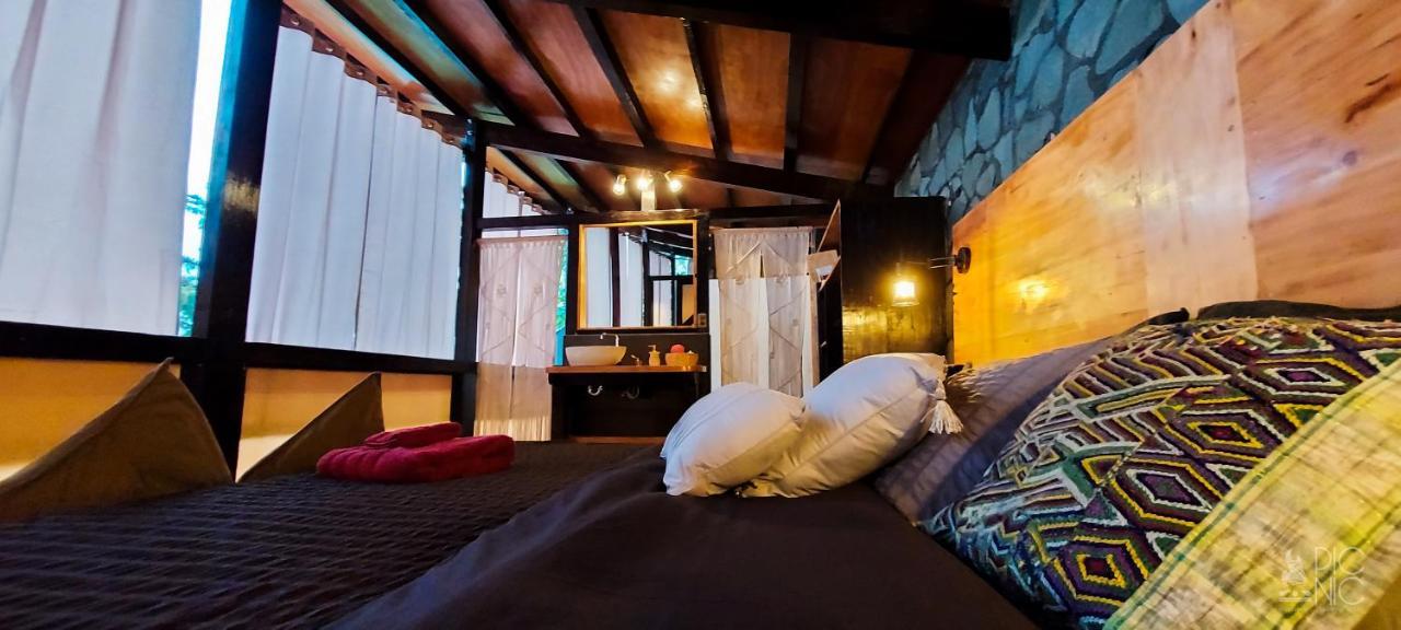 El Picnic Atitlan Hotell Tzununá Exteriör bild