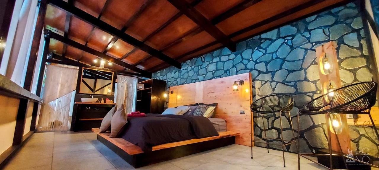 El Picnic Atitlan Hotell Tzununá Exteriör bild