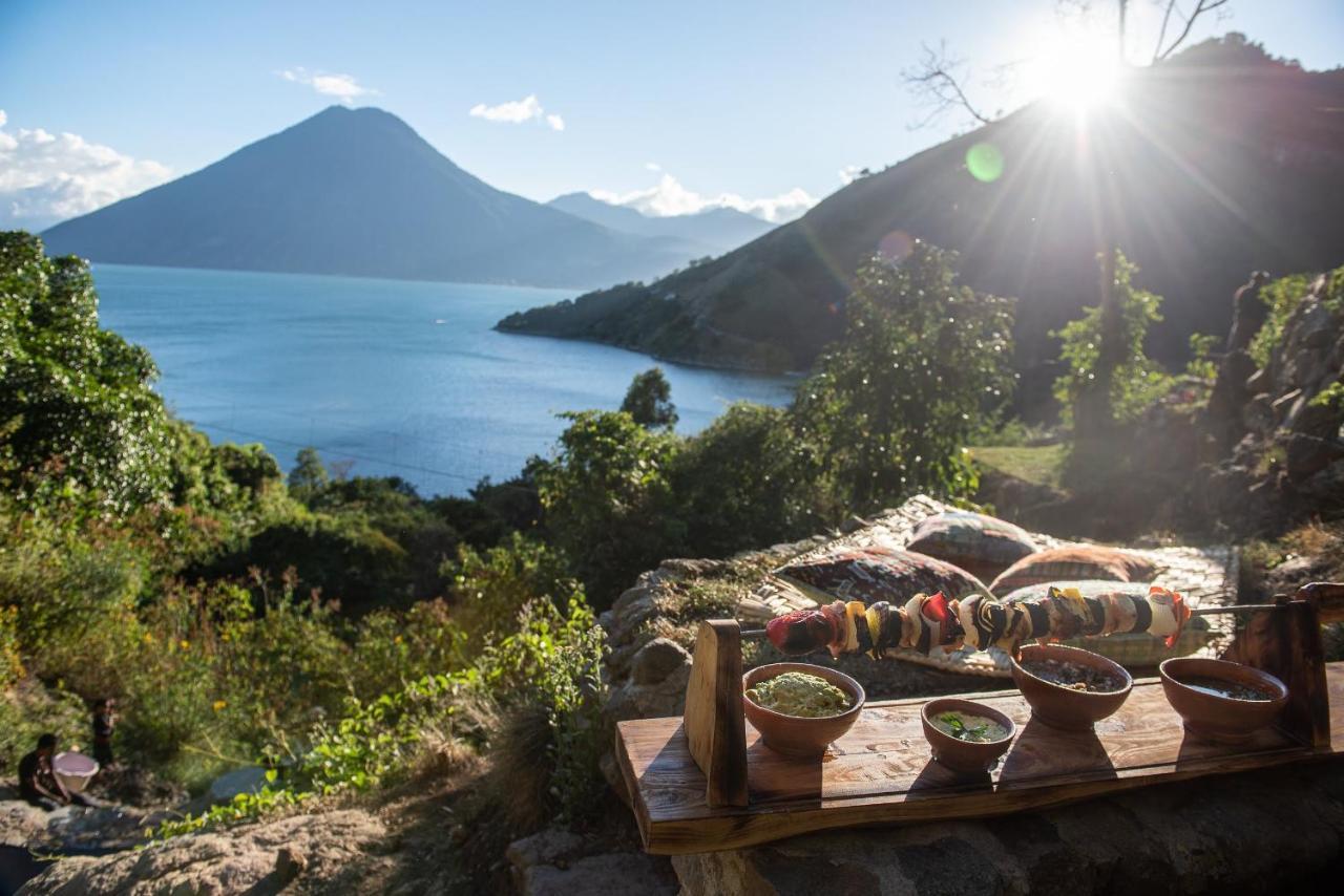 El Picnic Atitlan Hotell Tzununá Exteriör bild