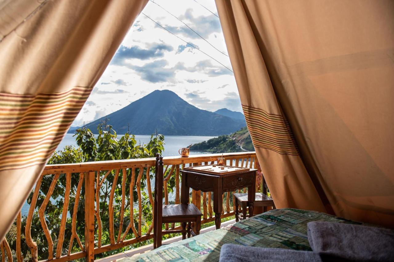El Picnic Atitlan Hotell Tzununá Exteriör bild