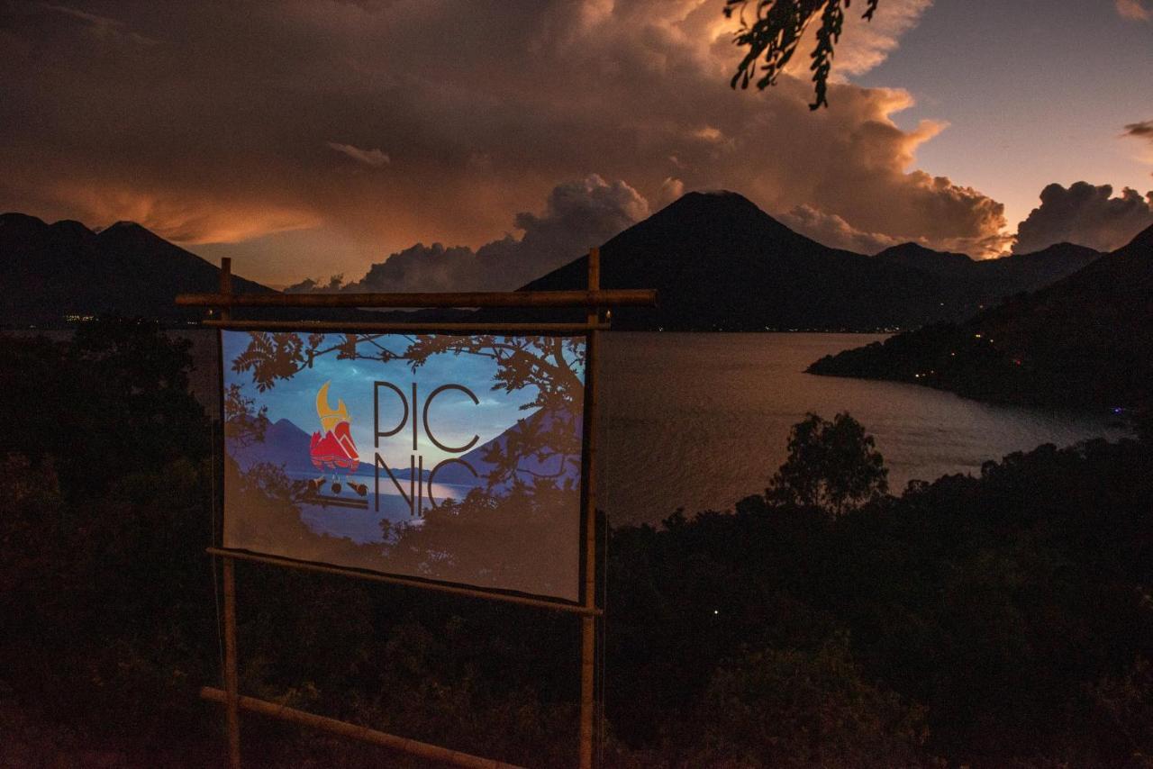 El Picnic Atitlan Hotell Tzununá Exteriör bild