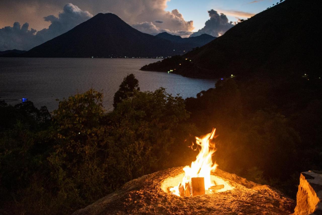 El Picnic Atitlan Hotell Tzununá Exteriör bild